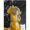Image 2 : Amber Glass Rooster Decanter A