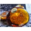 Image 6 : Amber Glass Rooster Decanter A
