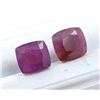 Image 2 : 7.83 ct Certified Mozambique Ruby gemstone pair ($9,950 Appraisal)
