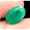 Image 1 : 7.7 ct Certified Brazilian Emerald gemstone ($7,050 Appraisal)