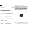 Image 3 : 6.16 gram Certified Untreated Star Ruby gemstone ($7,392 Appraisal)