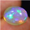 Image 2 : 5.44 ct Certified Bright Flash Opal gemstone ($2,720 Appraisal)