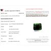 Image 3 : 18.9 ct Certified Brazilian Emerald gemstone ($28,350 Appraisal)