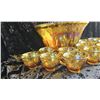 Image 4 : Carnivel Glass Punch Bowl Set.  A