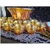 Image 5 : Carnivel Glass Punch Bowl Set.  A