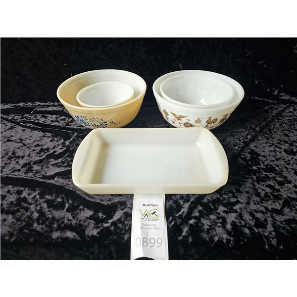 Vintage Pyrex & Glassbake A
