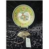 Image 1 : Chinese Plate & Metal Fan A
