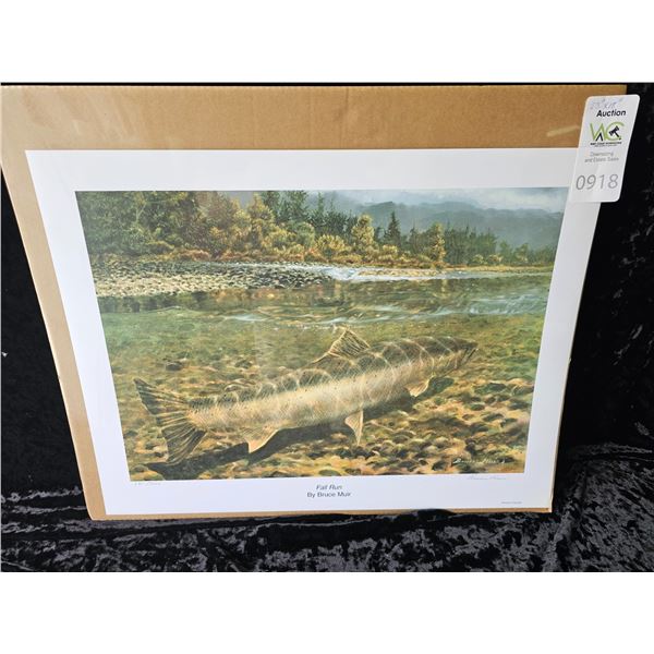 Numbered Print Fall Run  y Bruce Muir B