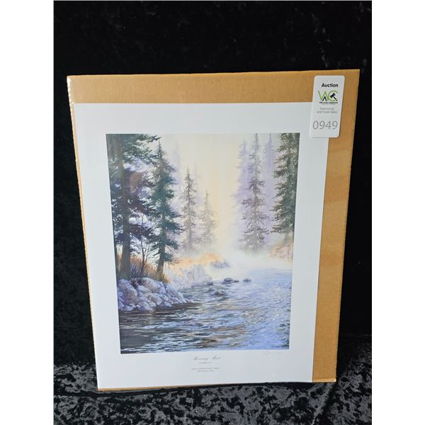 Numbered Print Morning Mist B