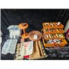 Image 1 : Vintage Sewing Basket & Notions. A