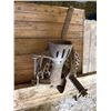 Image 3 : Antique Corn Cobbler with Companion Wooden Cabinet