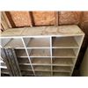 Image 2 : White Wood Shelves and Cabinet with Countertop