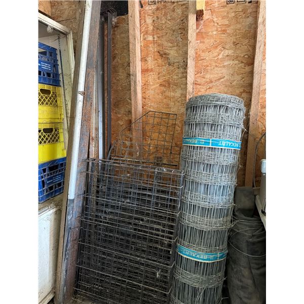 Fencing, Dog Crates, and Steel Materials