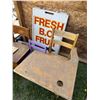 Image 2 : 2 Antique Wooden School Desks with Purple Chair