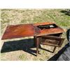 Image 6 : Vintage Sewing Machine with Wooden Cabinet