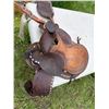 Image 1 : Miniature Pony Saddle with Tooled Leather