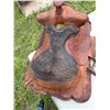 Image 3 : Leather Saddle with Floral Tooling, Marked 653 655-73132