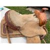 Image 2 : Mini Pony Saddle With Suede Finish and Tooled Leather Accents