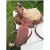 Image 1 : Kenway Tooled Leather Saddle with Wool Padding