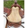 Image 5 : Kenway Tooled Leather Saddle with Wool Padding