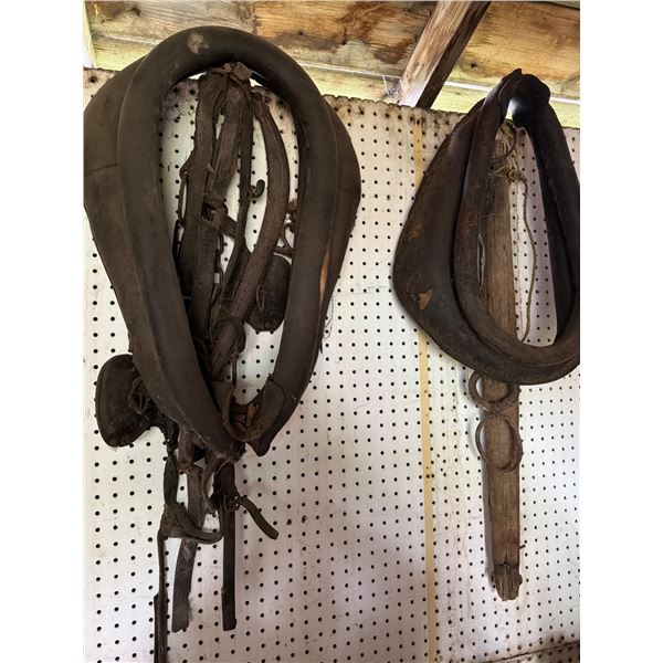 Vintage Horse Collars/Yokes with Leather Straps