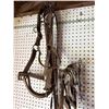 Image 2 : Leather Horse Bridle with Metal Bit and Reins