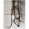 Image 4 : Leather Horse Bridle with Metal Bit and Reins