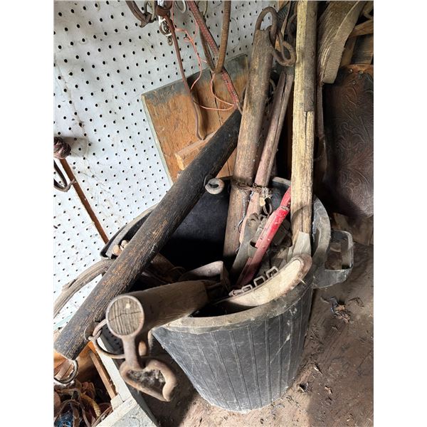 Miscellaneous Antiques in Tub