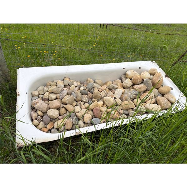 Tubs of Hand-Picked Landscaping Rocks