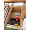 Image 2 : Vintage Wooden Box with Hoof Rasps and Brushes