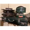 Image 1 : Coleman Camp Stove with Coleman Heater and Chimney Cap