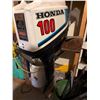 Image 1 : Honda Four-Stroke CDI Outboard Motor, 100cc