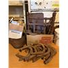 Image 1 : Rusty Horseshoes and Miscellaneous Items