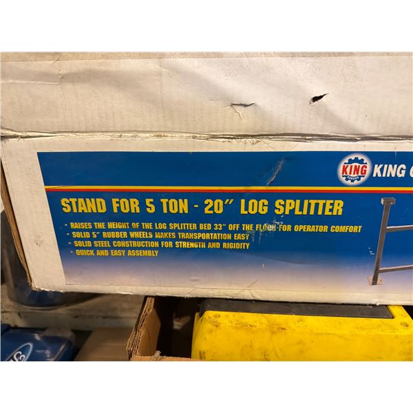King Canada Stand for 5-Ton 20-inch Log Splitter