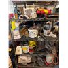 Image 1 : Workshop Tools and Supplies on Shelving. Shelf not included