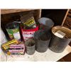 Image 4 : Huge Assortment of Nails with Vintage Tins and Shelf