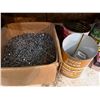 Image 5 : Huge Assortment of Nails with Vintage Tins and Shelf