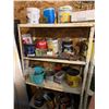 Image 1 : Metal Shelving Unit with Miscellaneous Contents and Tools