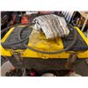 Image 2 : Yellow Toolbox with Electric Water Heater Wrap and Miscellaneous Hardware
