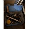 Image 1 : Box with Painting Supplies and Light