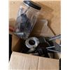 Image 2 : Tools and Hardware in Plastic Tote and Cardboard Box