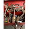 Image 1 : Red Duplex Toolbox with Assorted Tools