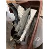 Image 4 : Red Metal Toolbox and Assorted Construction Supplies