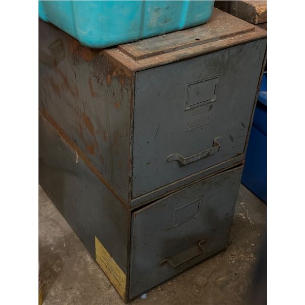 Two-Drawer Metal Storage Filing Cabinet