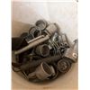 Image 1 : Bucket of Line Post Top Caps and Fittings
