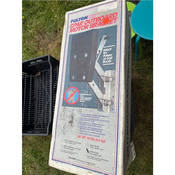 Fulton Spare Outboard Motor Bracket in Original Package