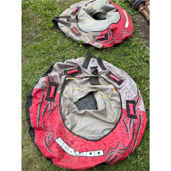 Two Sea-Doo Inflatable Towable Tubes