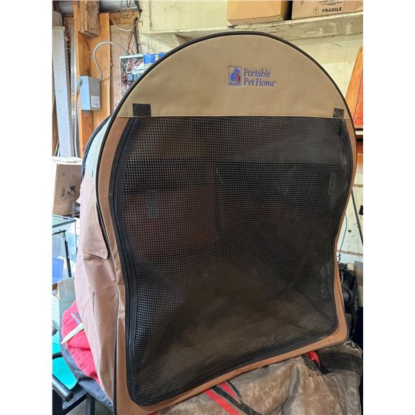 Portable Pet Home With Mesh and Storage