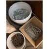 Image 1 : Nails and Fasteners in Buckets and Box