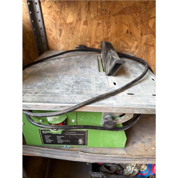 Superior 7-Inch Tile Cutting Saw with Steel Tabletop